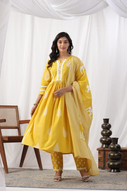 Top Bottom Dupatta with matching bag